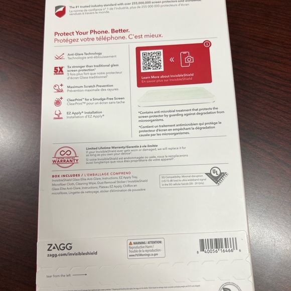 ZAGG iPhone 14 Pro Max (glass elite anti-glare screen protector) NWT - Picture 2 of 11